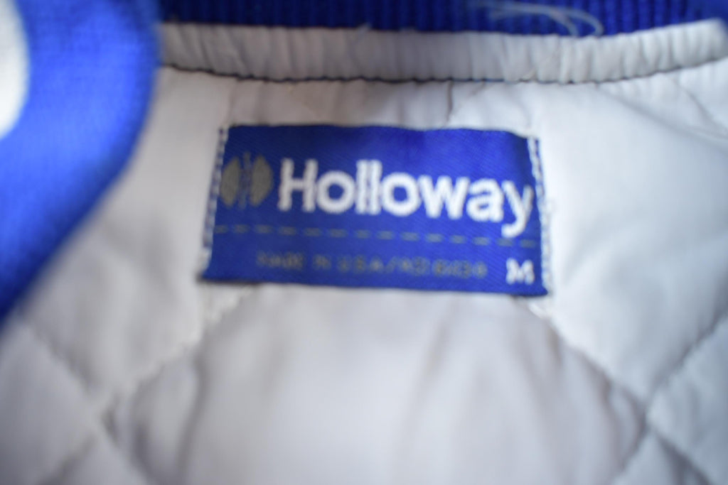 Vintage 1980s Holloway YMCA Personal Embroidered Name Lined Varsity Letterman Jacket