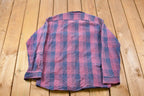 Vintage 1990s Codet Plaid Button Up Shirt
