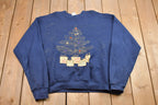 Vintage 1990s Christmas Tree Crewneck Sweatshirt