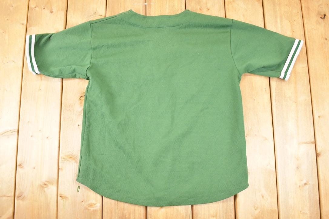 Vintage 1990s Minnesota Wild MLB Button Up Jersey Men's M