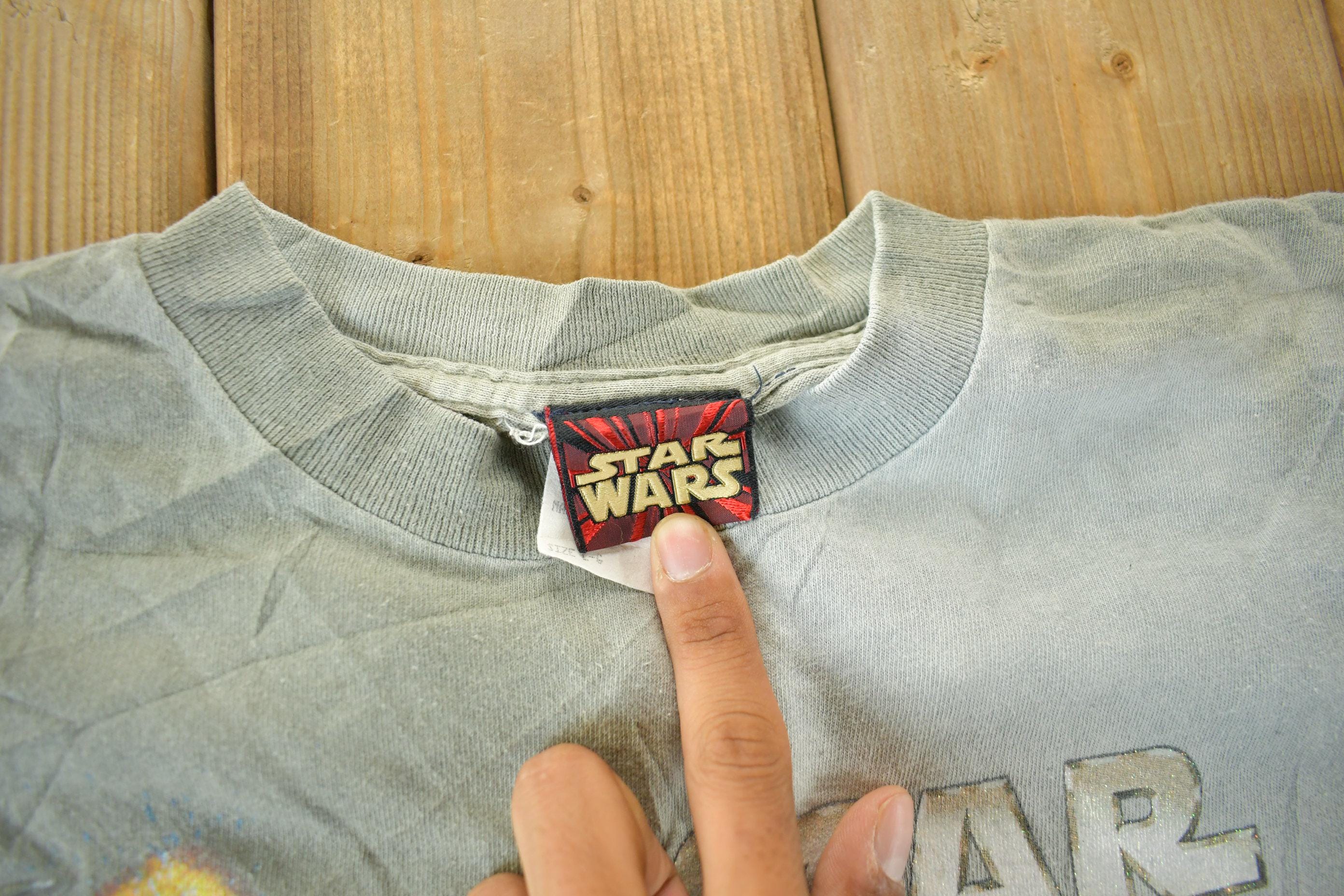 Vintage 1990s Star Wars Episode 1 Movie Promo T- Shirt