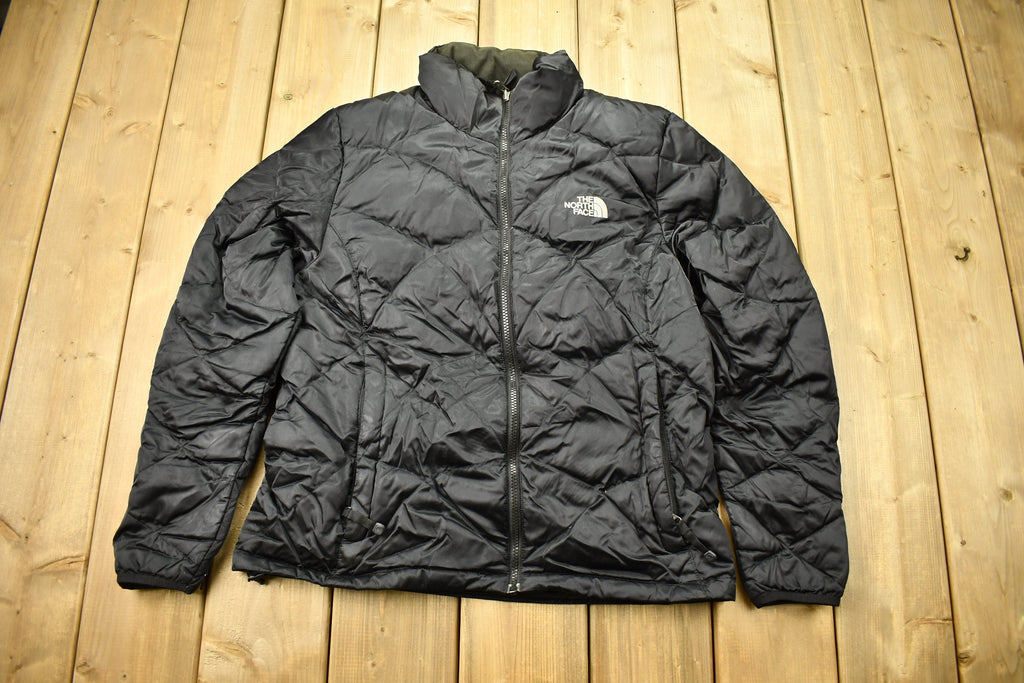 Vintage 1990s The North Face Women's Black Puffer Jacket