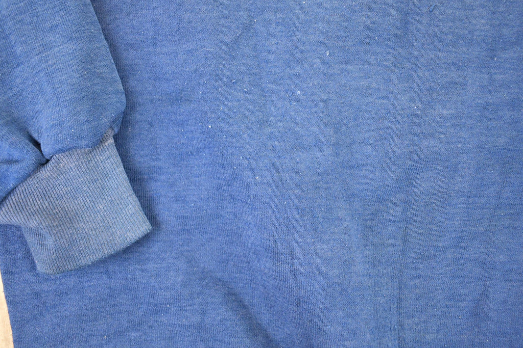 Vintage 1980s Navy Blank Crewneck Sweatshirt Women's L