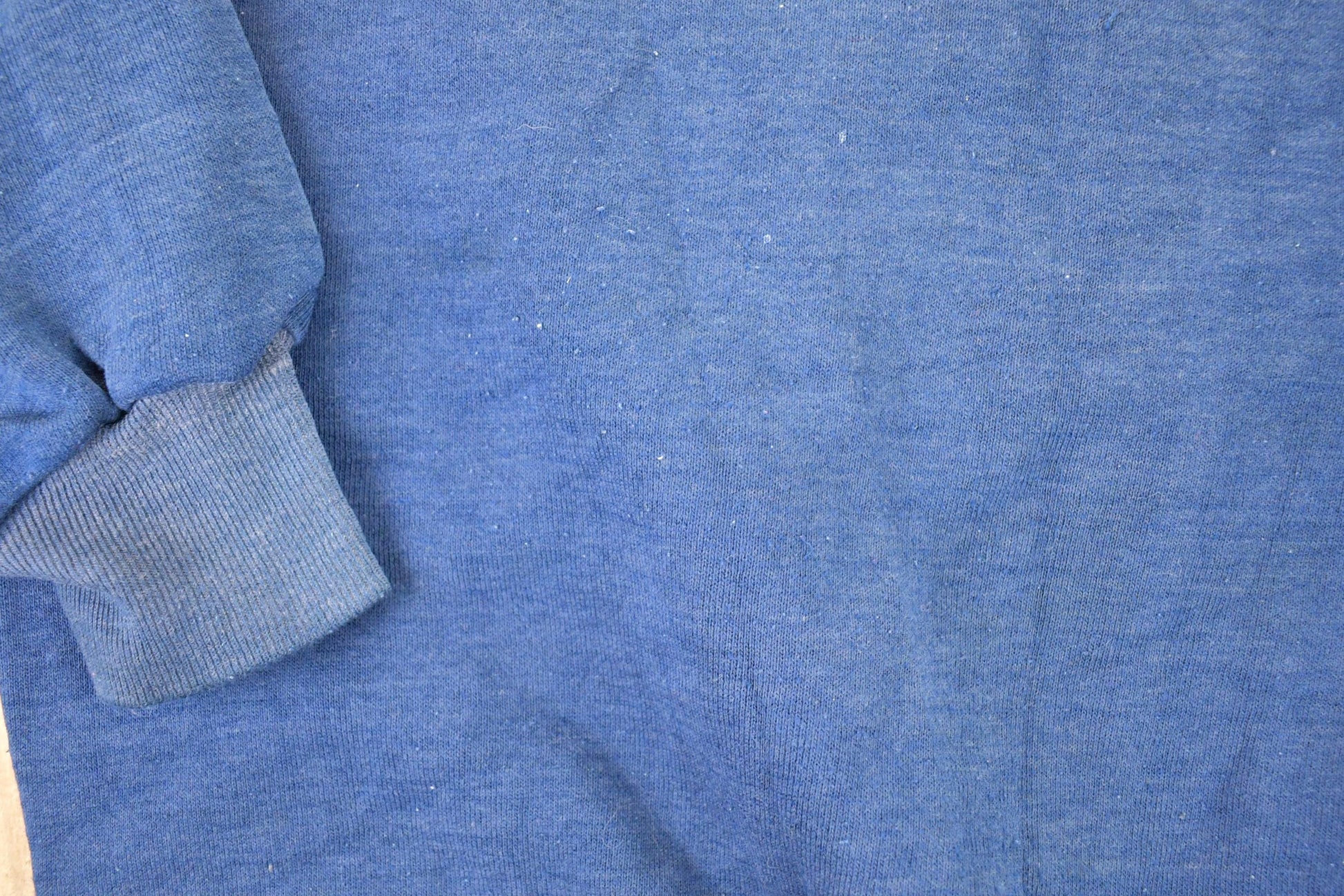 Vintage 1980s Navy Blank Crewneck Sweatshirt Women's L