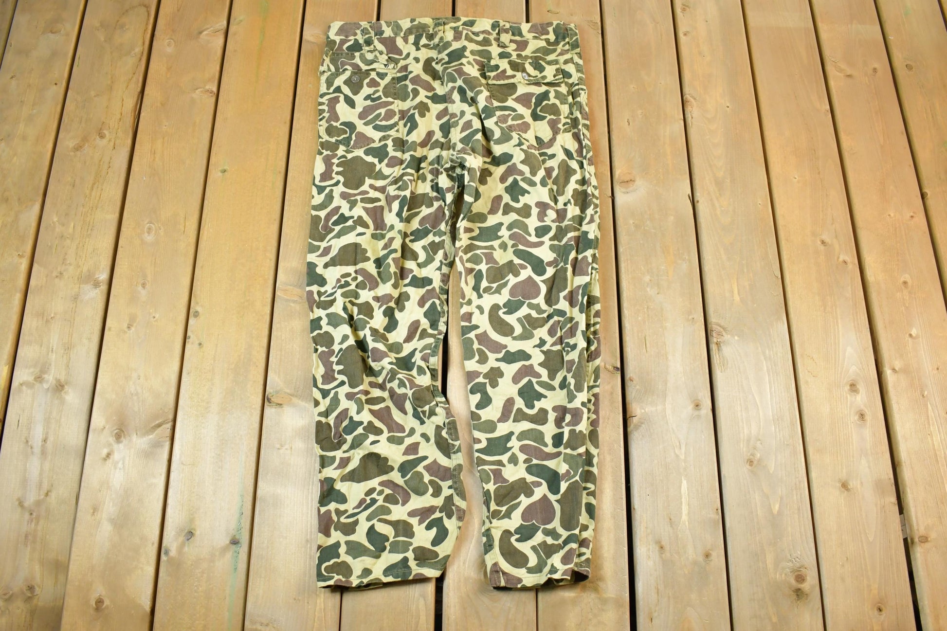 Vintage 1990s Army Lightweight Camouflage Cargo Pants Size 38 x 29 / Streetwear / Army Pants / Military Pant's / Vintage Cargos