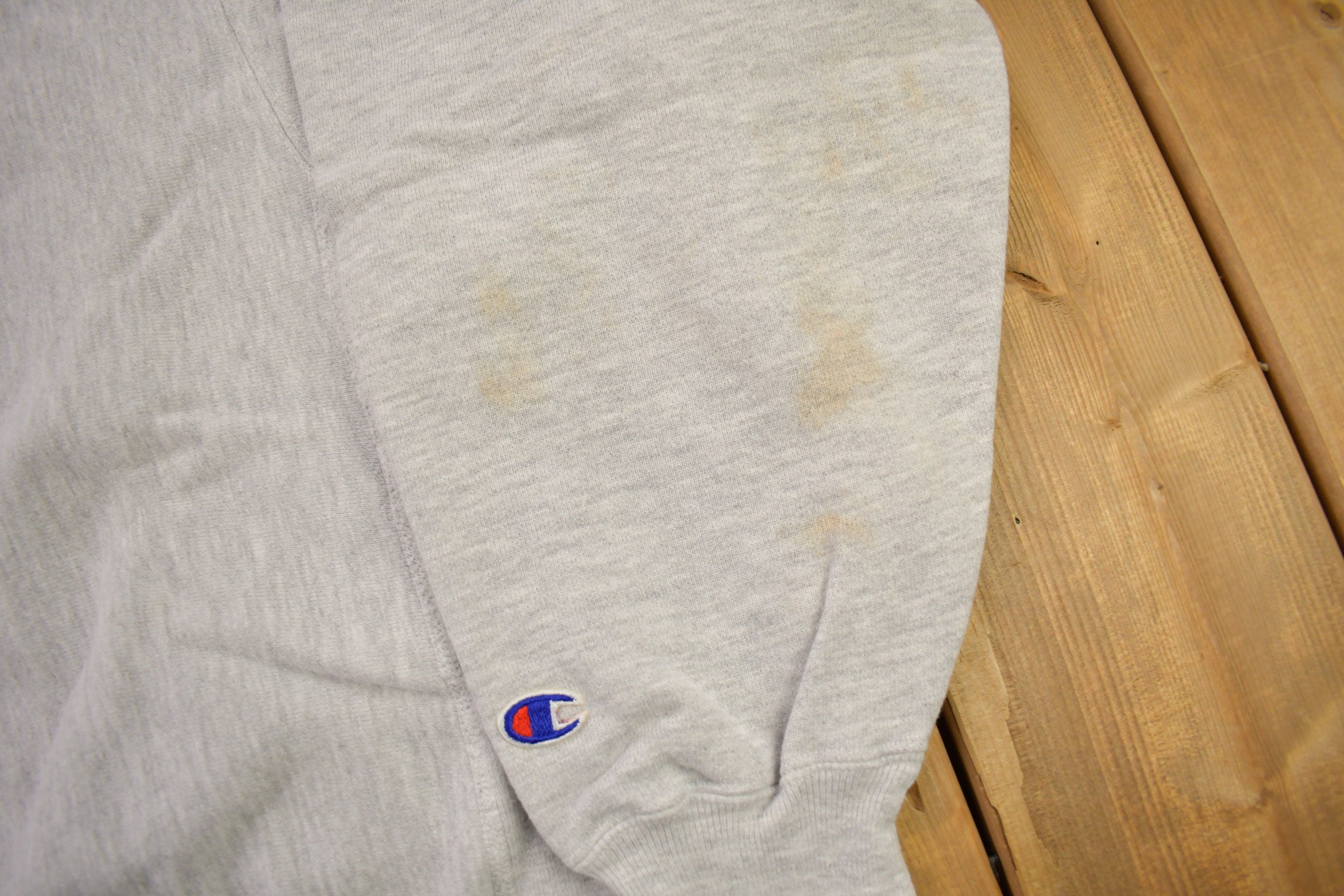 Vintage 1990s Blank Grey Champion Reverse Weave Crewneck