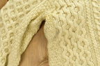 Vintage Pendleton 1980s Cropped Cable Knit Sweater