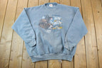 Vintage 1990s Dog And Duck Outdoorsman Crewneck Sweatshirt