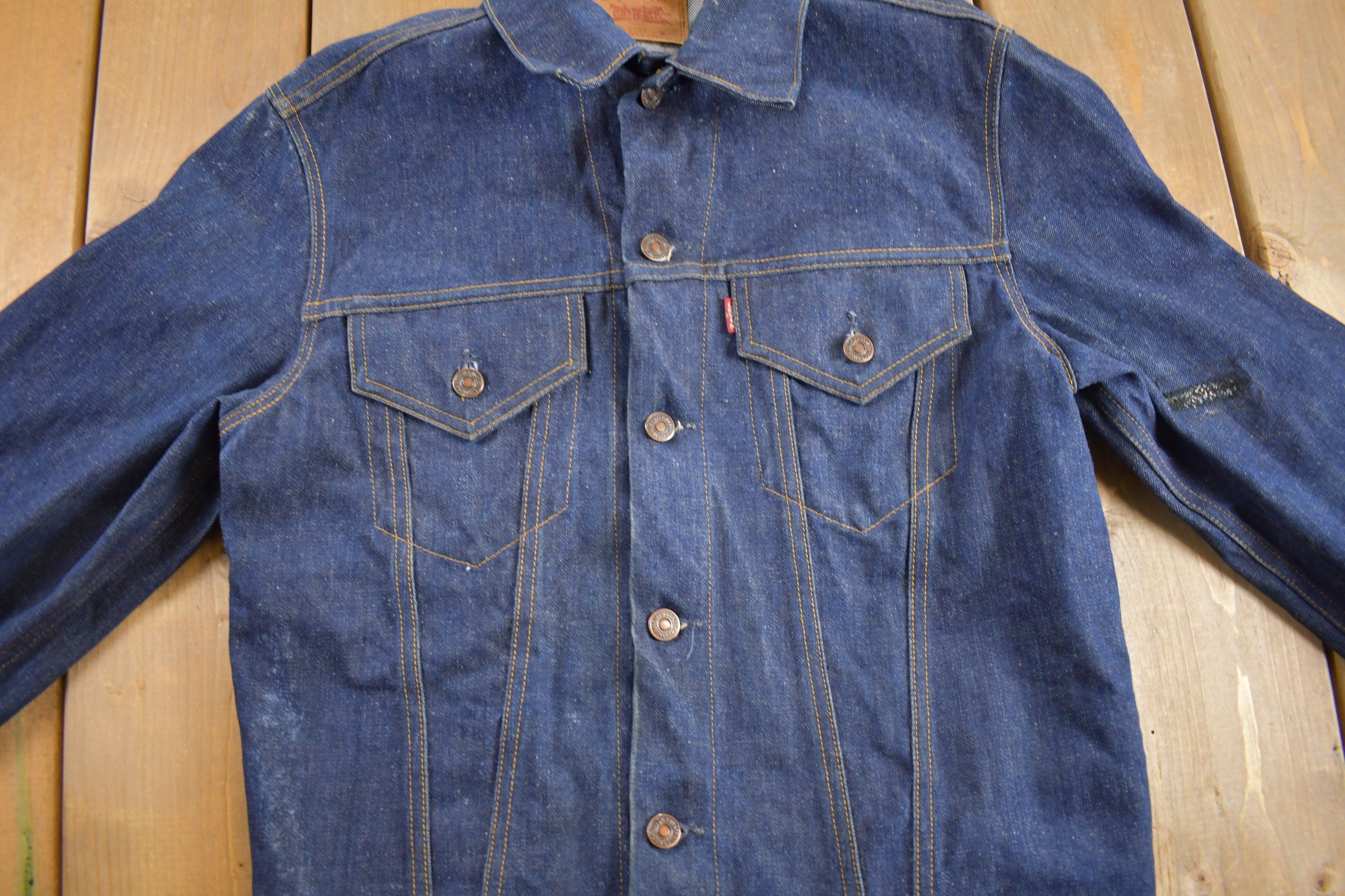 Vintage 1970s Levi's Type 3 Denim Jacket / Vintage Jean Jacket / True Vintage / Vintage Levi's / Trucker Jacket