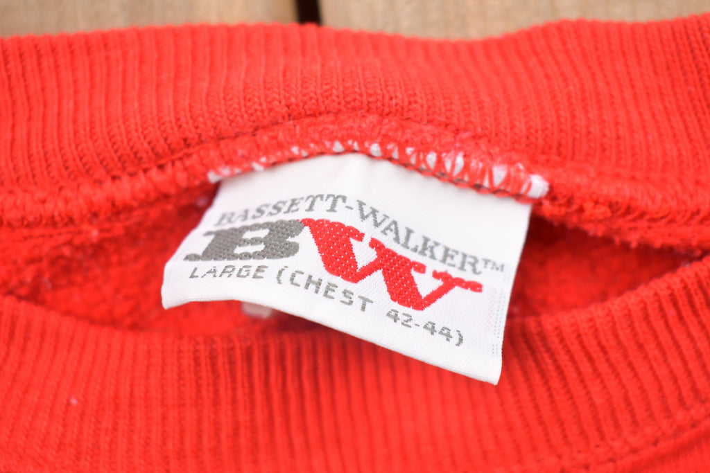 Vintage 1980s Good Education Raglan Crewneck Sweatshirt