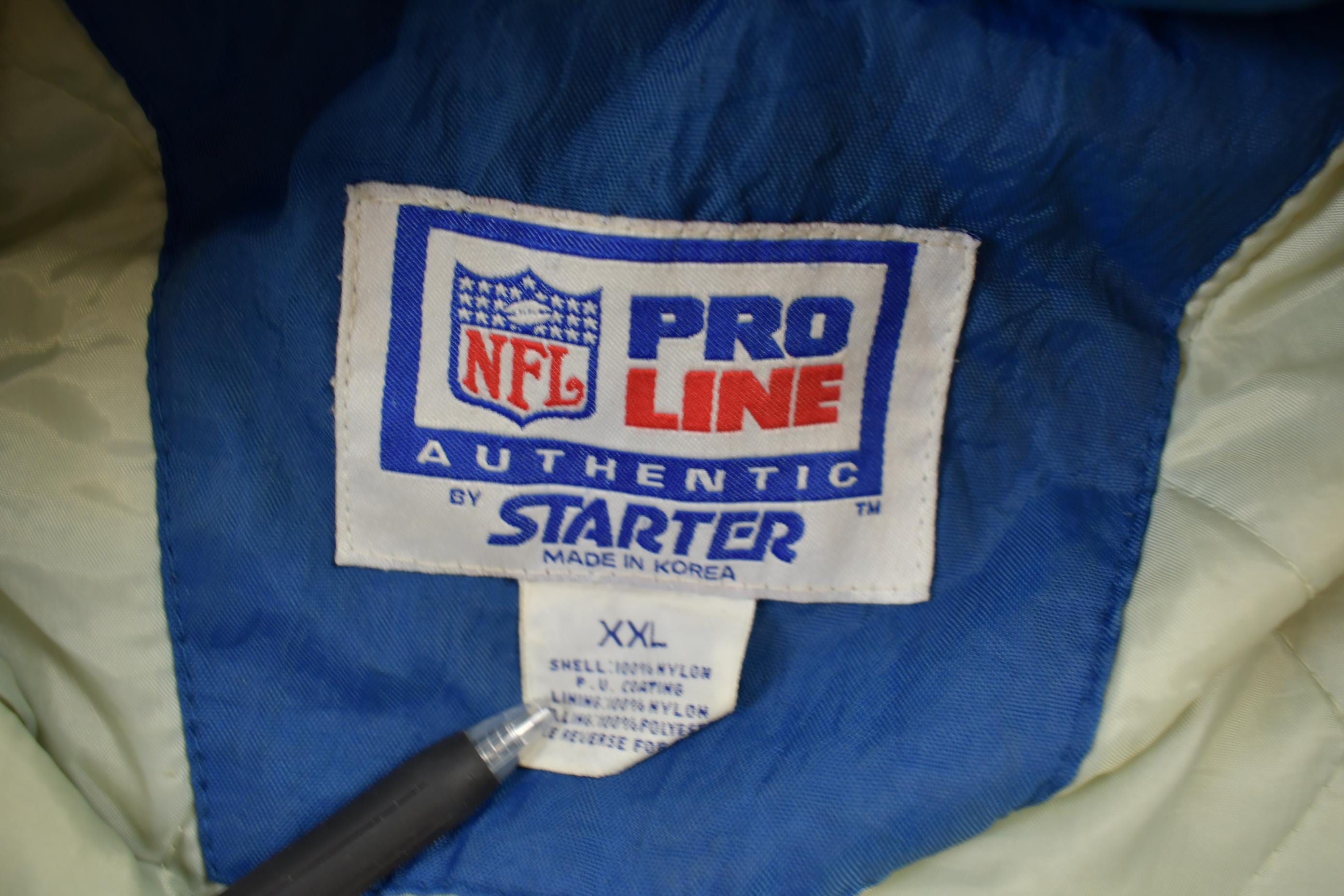 Vintage 1990s Pro Line Dallas Cowboys Windbreaker Jacket