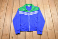 Vintage 1990s Zip Up Workout Jacket Crewneck Sweatshirt