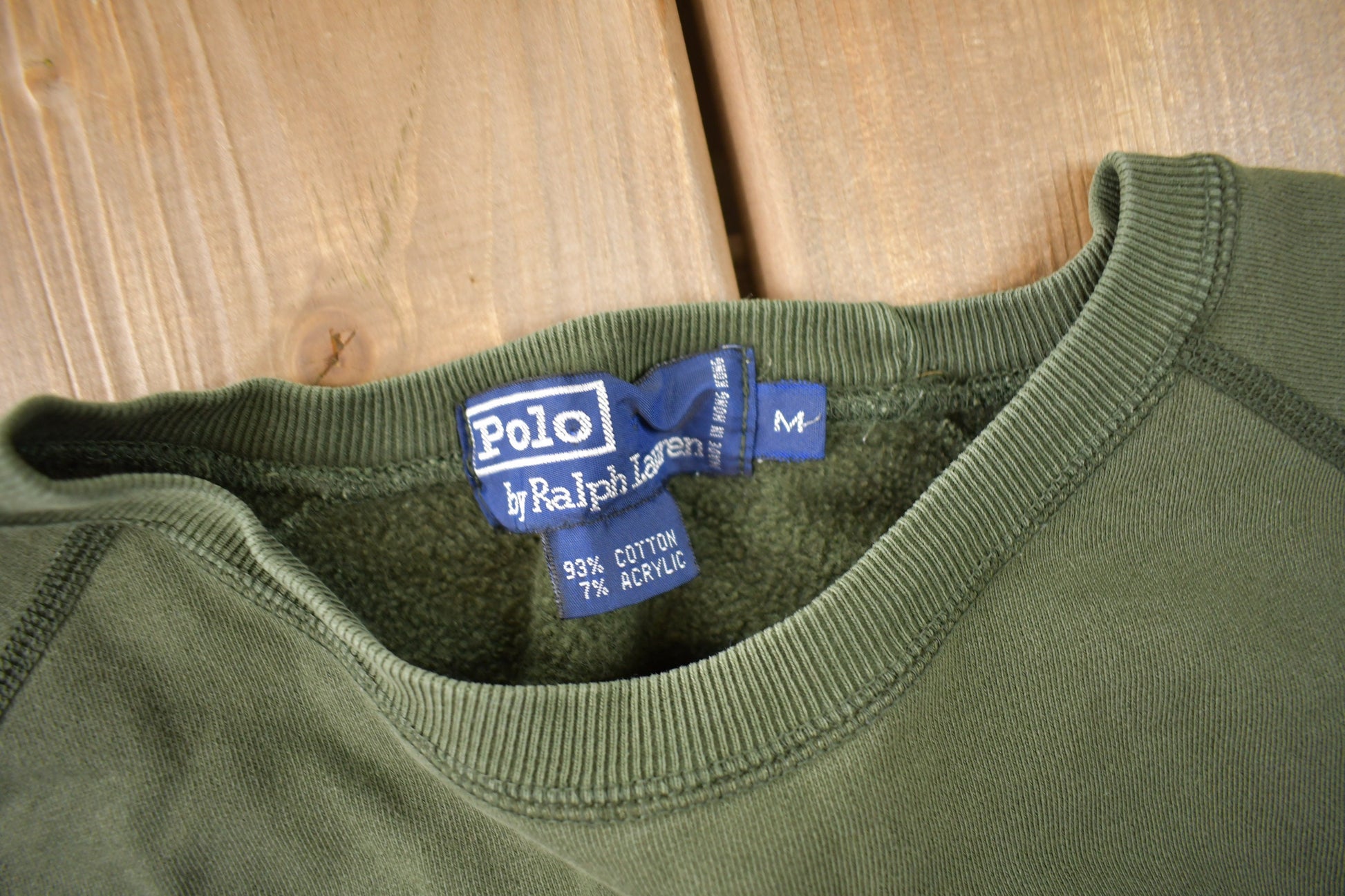 Vintage 1990s Polo Ralph Lauren Raglan Crewneck Sweatshirt