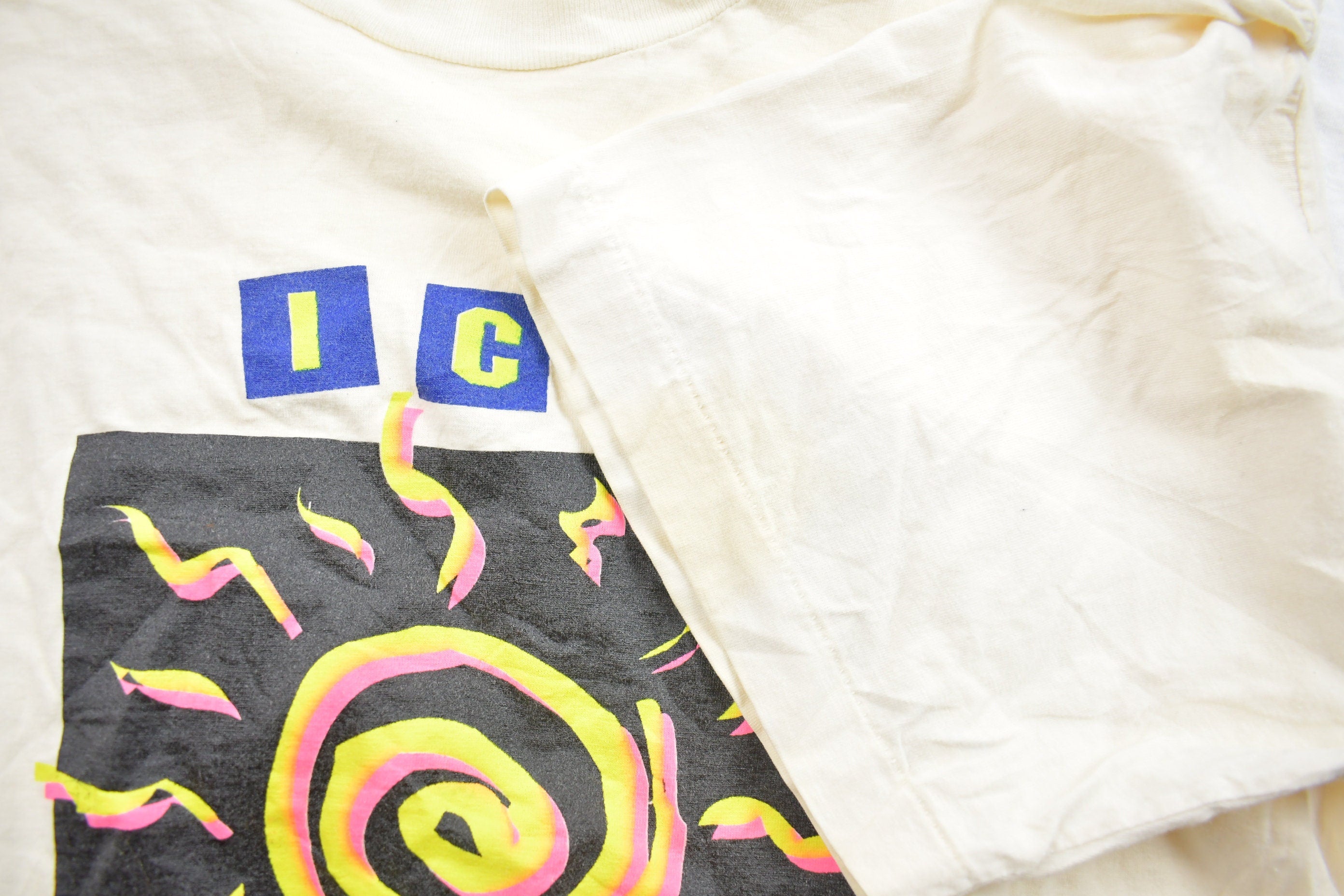 Vintage 1990s ICF Summer Cheer Camp Graphic T-Shirt