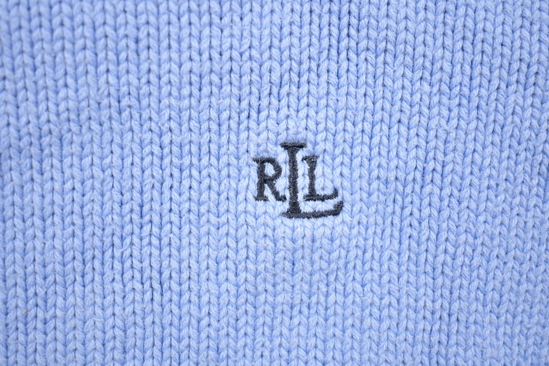 Vintage 1990s Ralph Lauren Petite Turtleneck Knitted Sweater