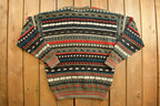 Vintage 1990s Kalaroo Australia 3D Cable Knit Sweater