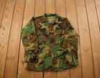 Vintage Military Button Up Shirt