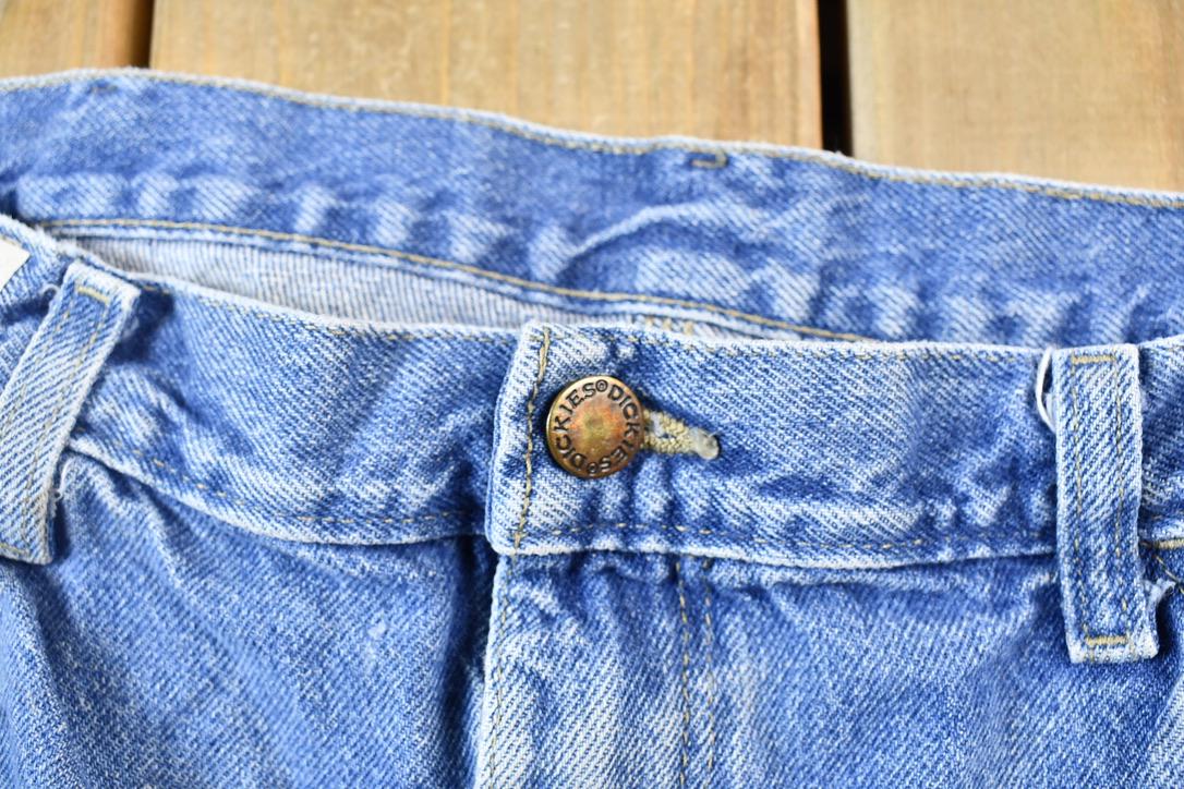 Vintage 2000s Distressed Denim Dickies Carpenter Work Pants Size 32 x 28