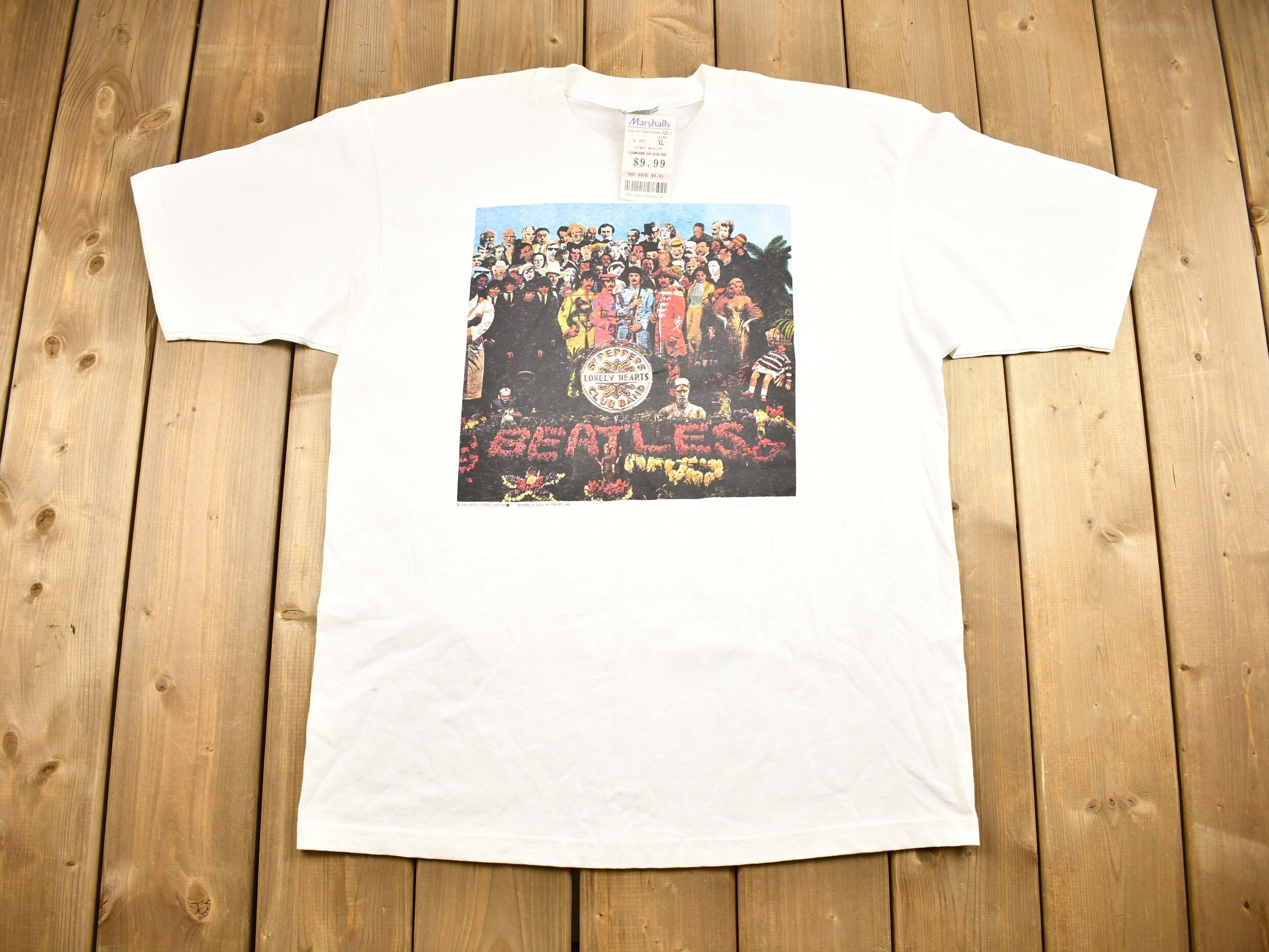 Vintage 1990 The Beatles Sgt Peppers Lonely Hearts Club Band T-shirt