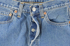Vintage 1990s Levi's 501 Original Fit Denim Jeans Men's 25 x 30 / Mid Wash Blue / 90s Levi's / Classic Americana