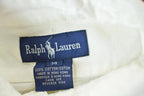 Vintage 1990s Ralph Lauren Pure White Button Up Shirt Men's L