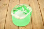 Vintage 1980s Lime Green Snap Back Hat