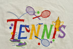 Vintage 1990s Tennis Embroidered Graphic T-Shirt