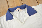 Vintage 1970s Blank Polo Shirt  Made In Canada  70s Polo  True Vintage