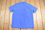 Vintage 1990s Anna and Frank Silk Button Up T- Shirt