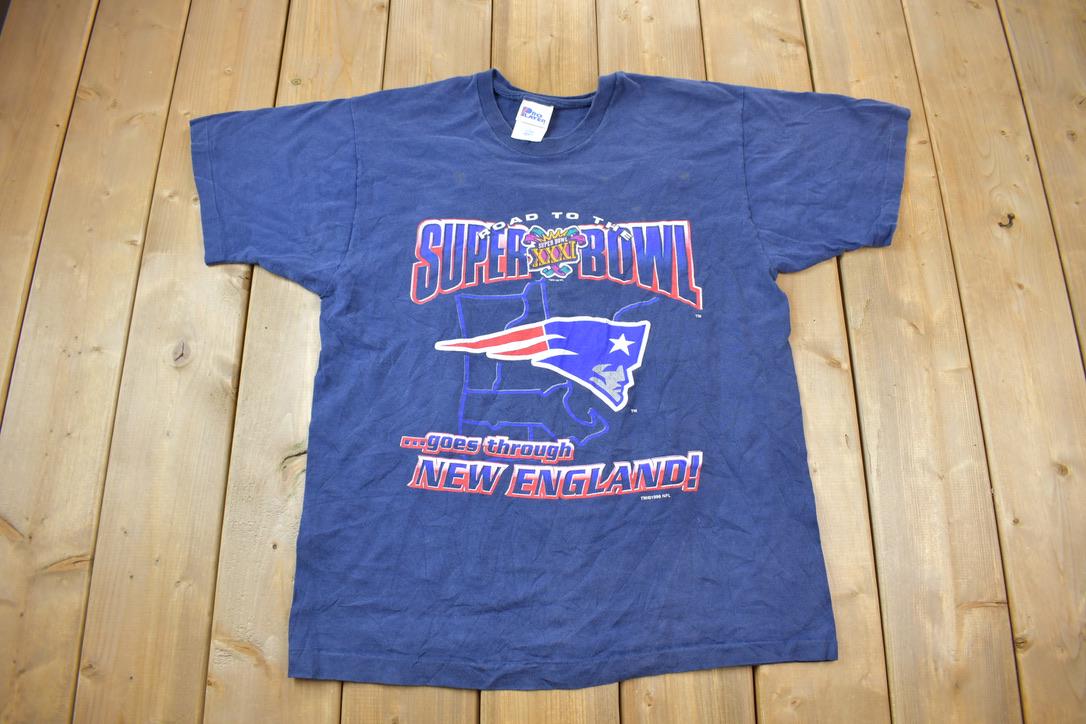 Vintage 1990a New England Patriots Pro Player Sportswear Graphic Sleeveless T-shirt