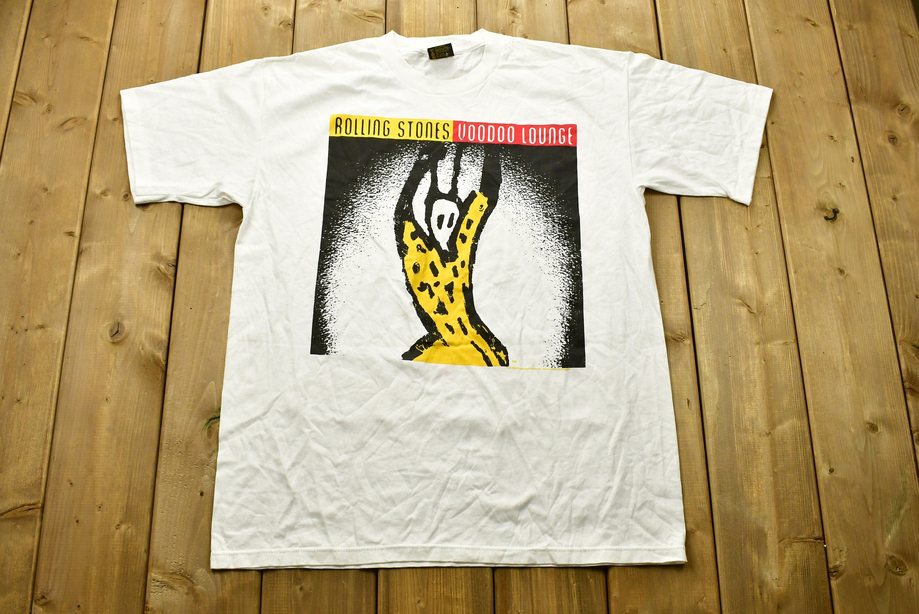 Vintage 1994 Rolling Stones Voodoo Lounge Tour Band T-shirt