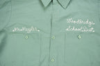 Vintage 1980s Chain Stitched Button Up Uniform T-Shirt