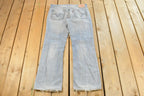 Vintage 1990s Levi's 517 Boot Cut Denim Jeans Men's 34 x 31 / Vintage Denim / Vintage Levi's / Levi Jeans / Boot Cut Jeans / Distressing