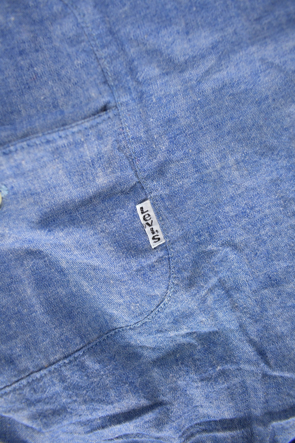 Vintage 1980s Levi's Quarter Button Up Shirt Size M Made In Canada