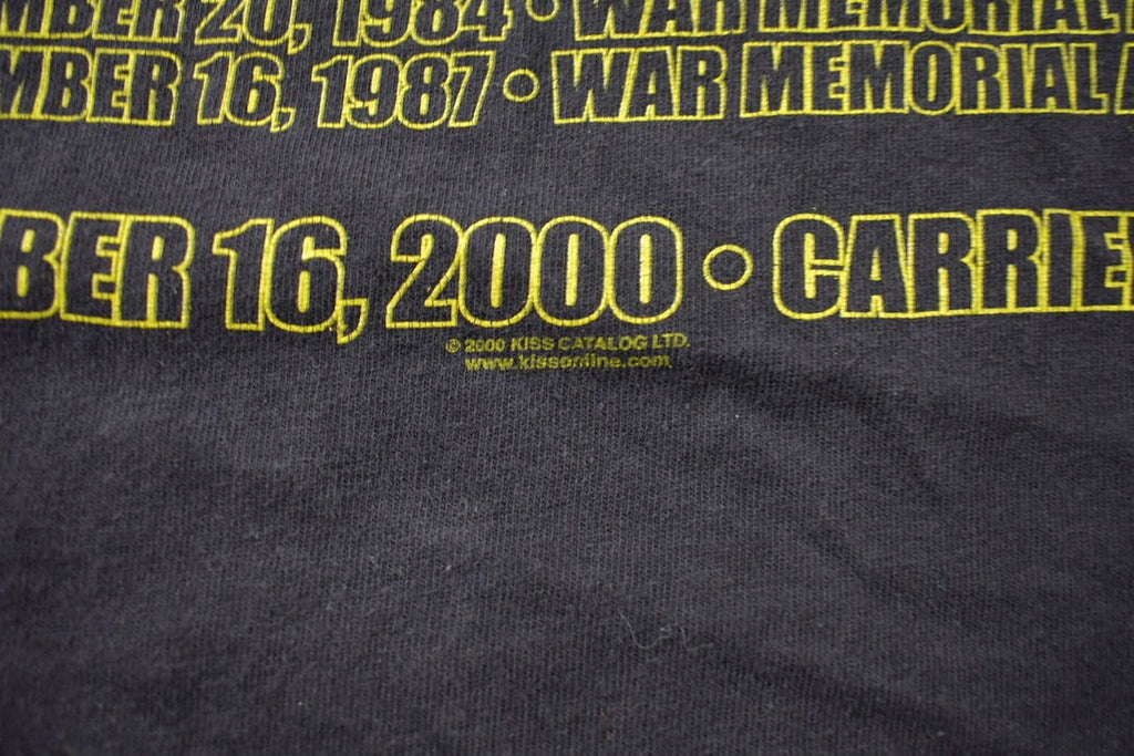 Vintage 2000 KISS The Farewell Tour I Was There War Memorial ArenaTour Band T-shirt