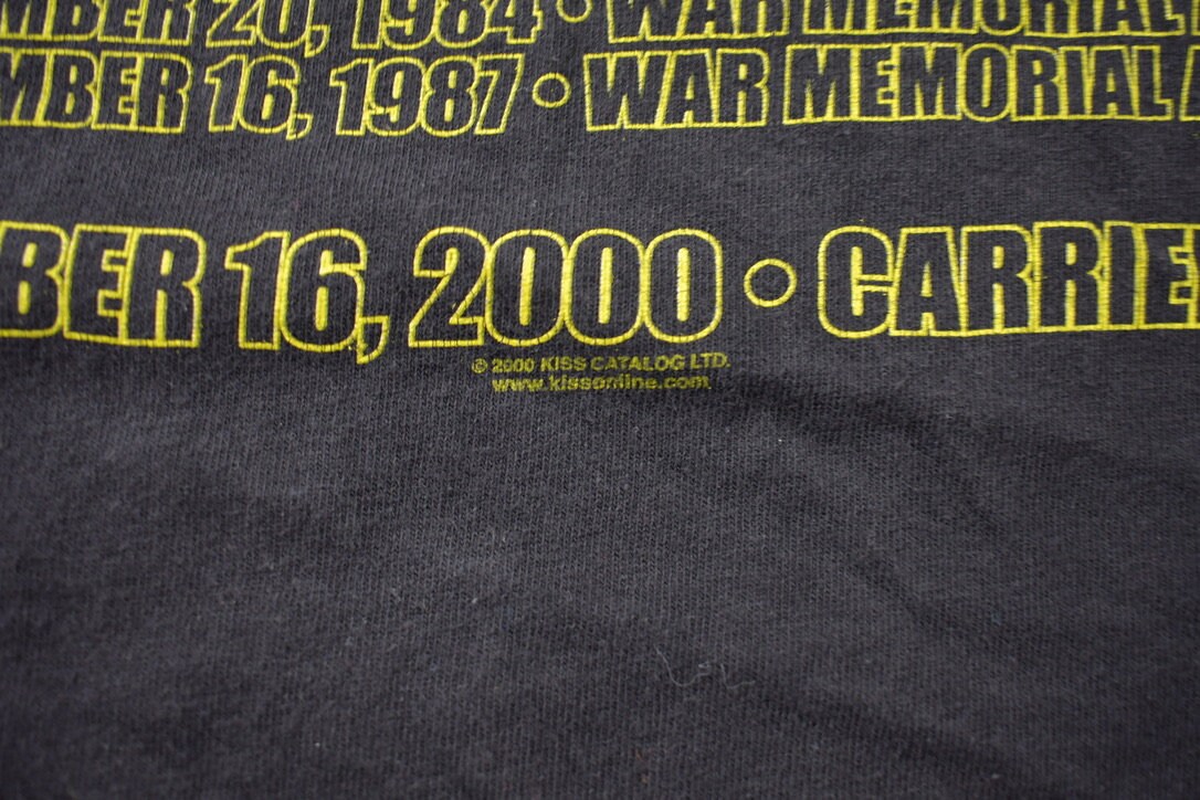 Vintage 2000 KISS The Farewell Tour I Was There War Memorial ArenaTour Band T-shirt