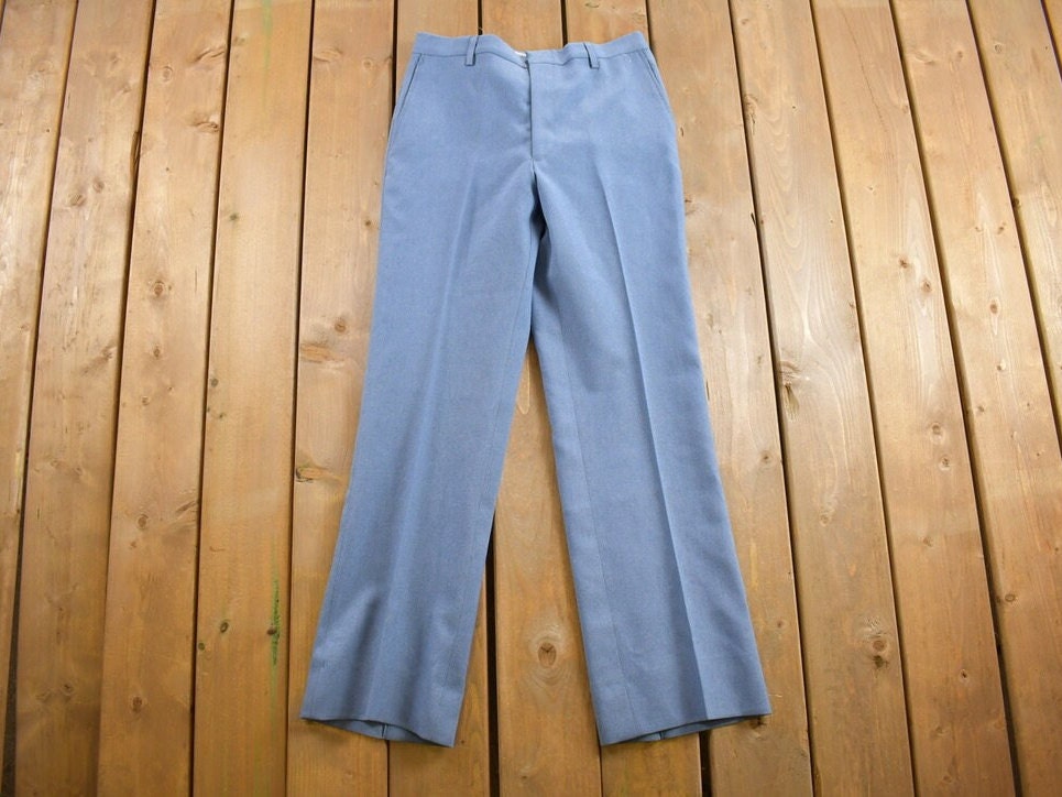 Vintage 1970s Pleated Trousers Size 31 x 32