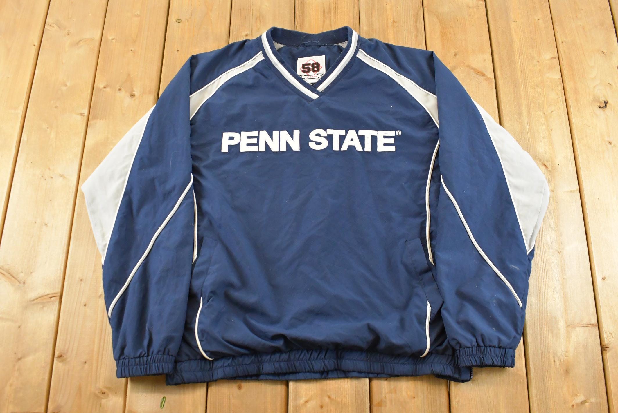 Vintage 2000s Penn State Pullover Windbreaker Jacket Men's Large