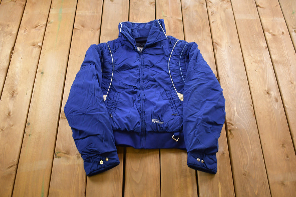 Vintage 1980s Ditrani Designs Full Zip Puffer Jacket