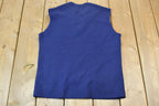 Vintage 1990s Woodward and Lothrop Knit V-Neck Sweater Vest