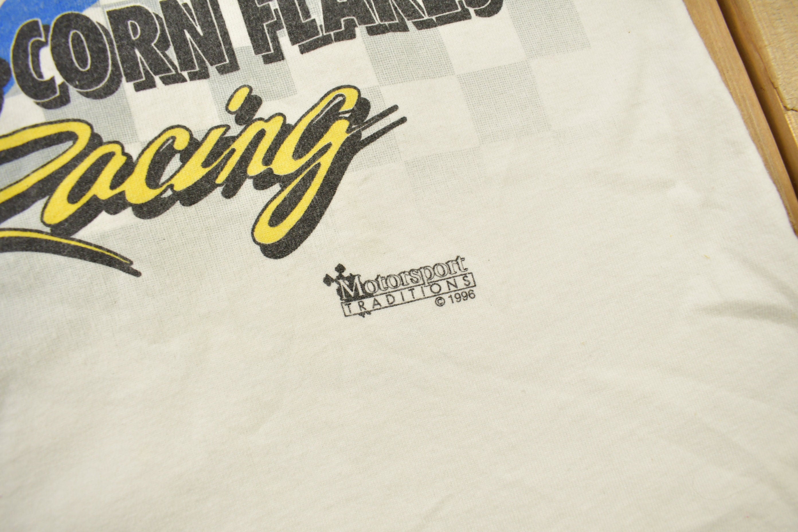 Vintage 1996 Terry Labonte All Over Print Kellogg's NASCAR Racing T-Shirt