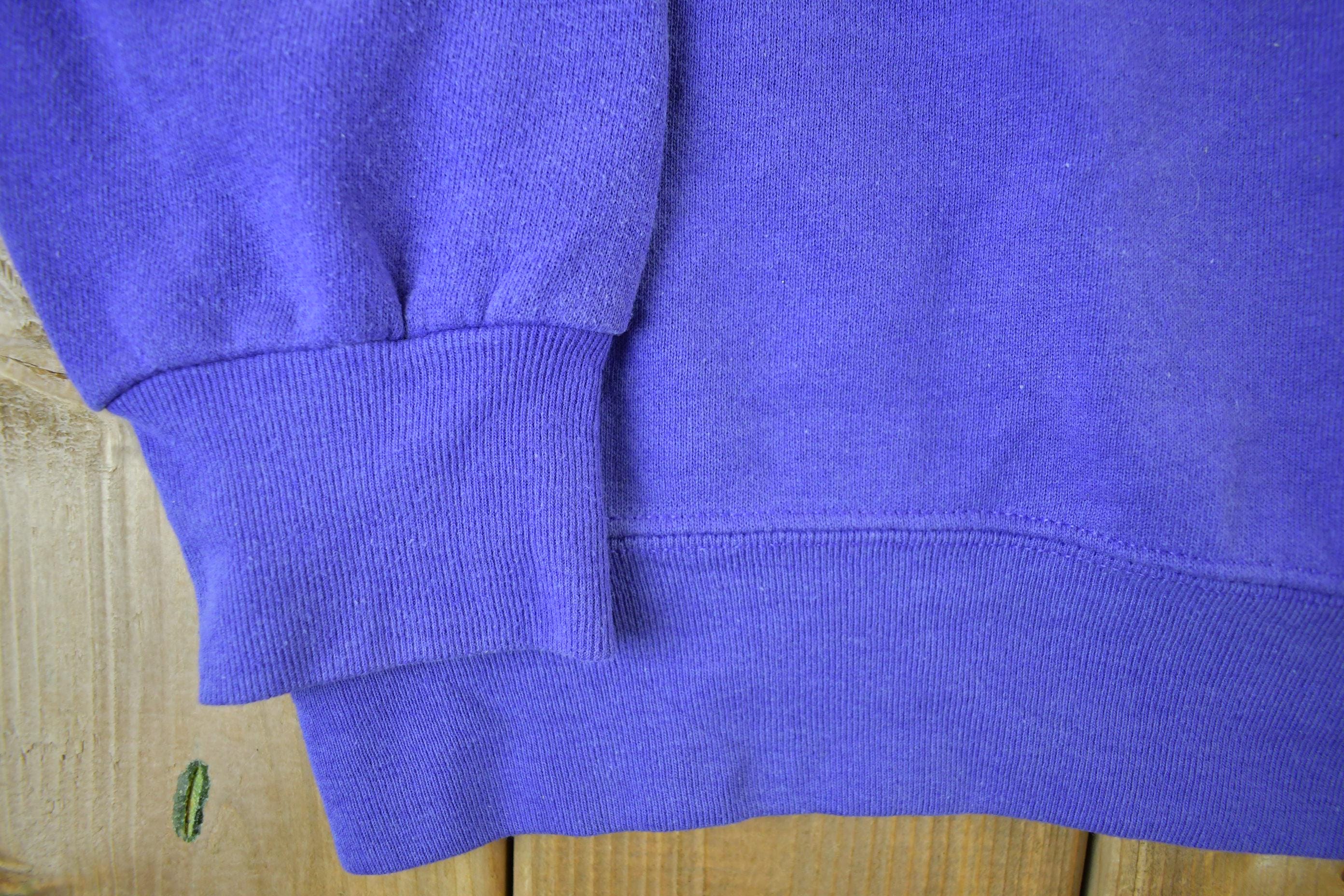 Vintage 1990s Blank Crewneck Sweatshirt Men's Large