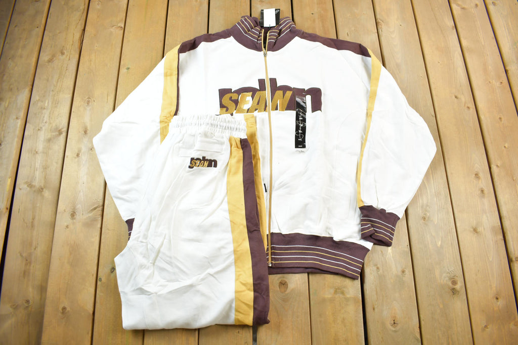 Vintage Deadstock Y2K Sean John Embroidered Sweater & Pants Set Size XXL