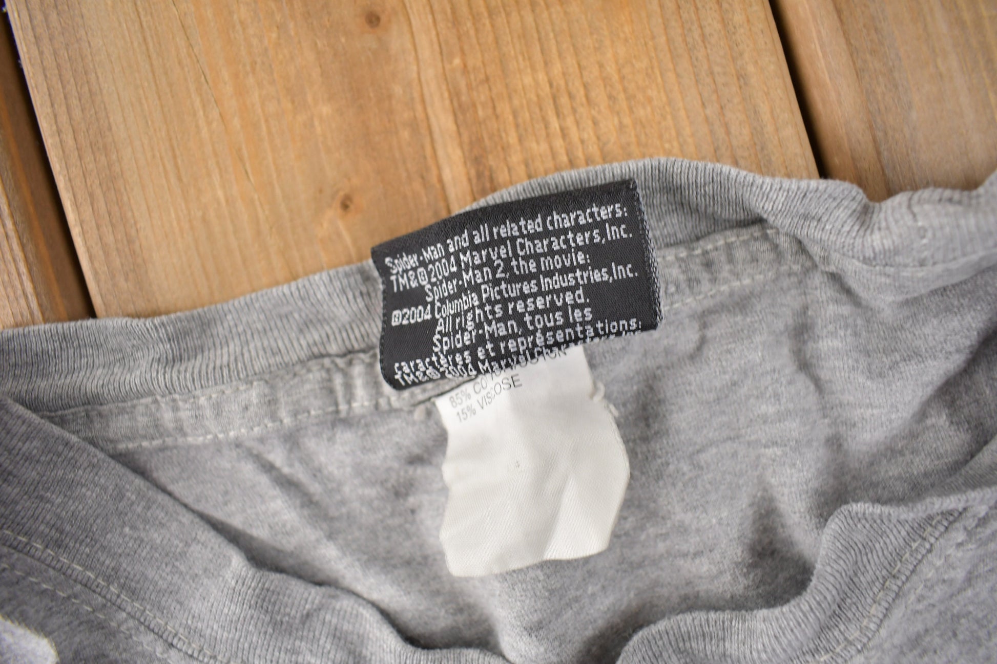 Vintage 2004 Spiderman 2 Marvel Movie Promo T-shirt Size L