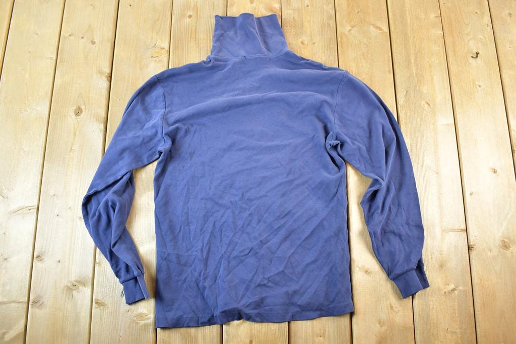 Vintage 1990s Eddie Bauer Turtleneck Sweatshirt Mens M  Made In USA  90s Souvenir Crewneck  Vintage Souvenir Crewneck  Streetwear