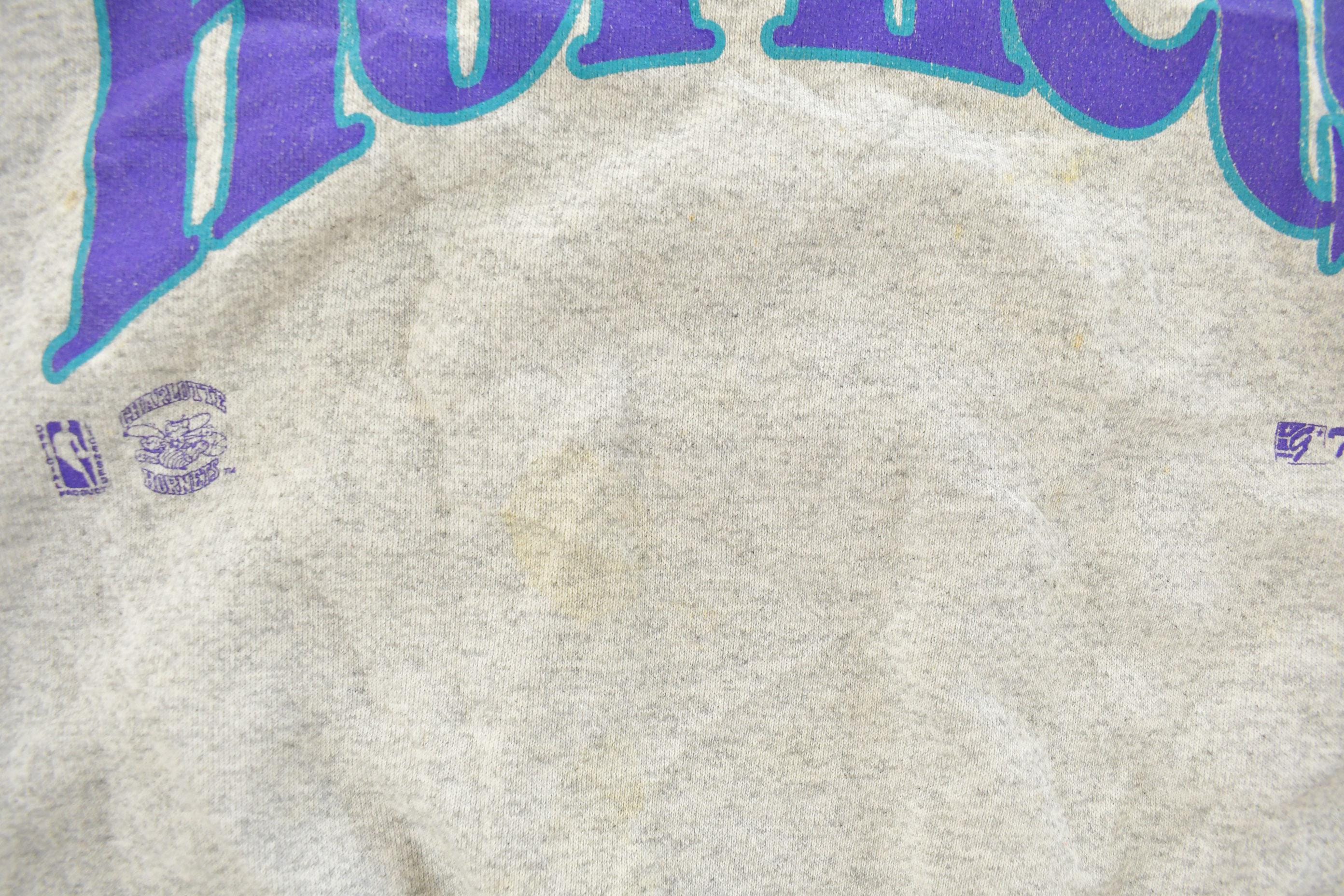Vintage 1990s Charlotte Hornets NBA Crewneck Sweatshirt Men's XL