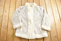 Vintage 1980s Because! Its By Gina Rossi Faux Fur Coat