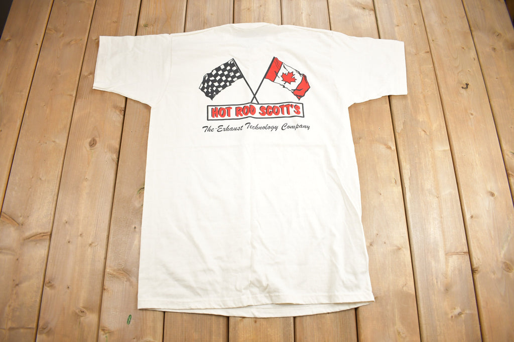 Vintage 1990s Hot Rod Scott's Graphic T Shirt
