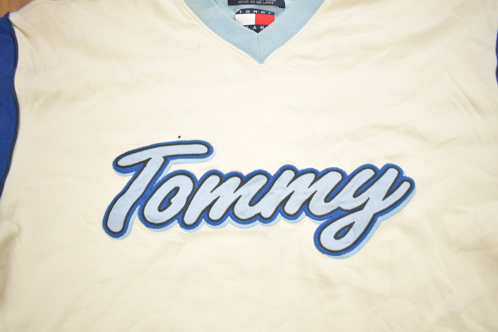 Vintage 1990s Tommy Hilfiger Tommy Jeans Embroidered T Shirt