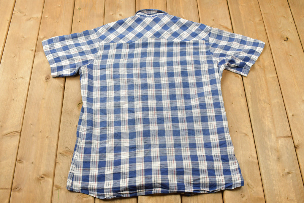 Vintage 1990s Wrancher Wrangler Western Button Up Shirt